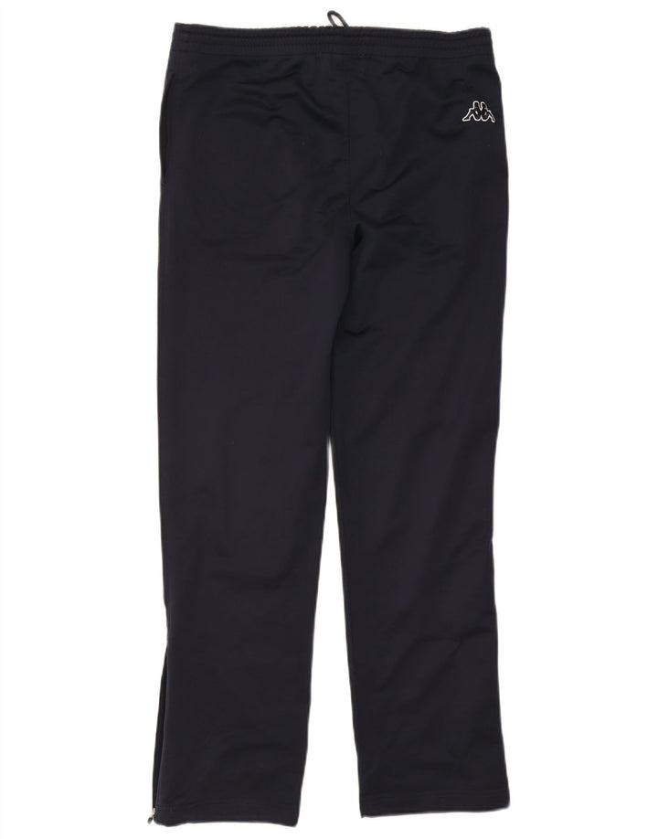 KAPPA Mens Tracksuit Trousers Medium  Navy Blue Polyester