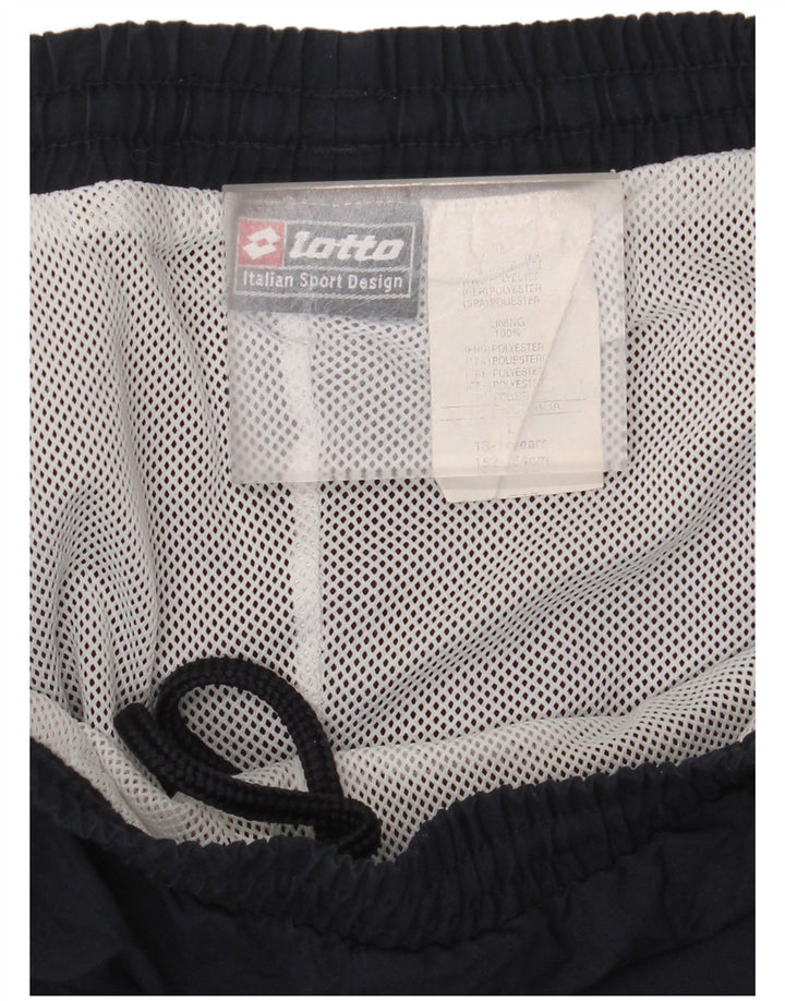 Lotto Boys Tracksuit Trousers 13-14 Years Large Navy Blue Polyester