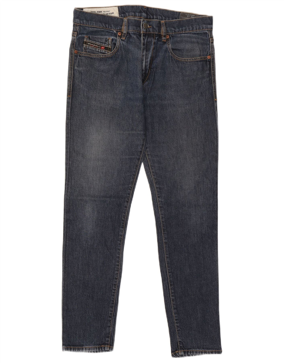 Diesel Mens Slim Jeans W32 L30 Navy Blue Lyocell
