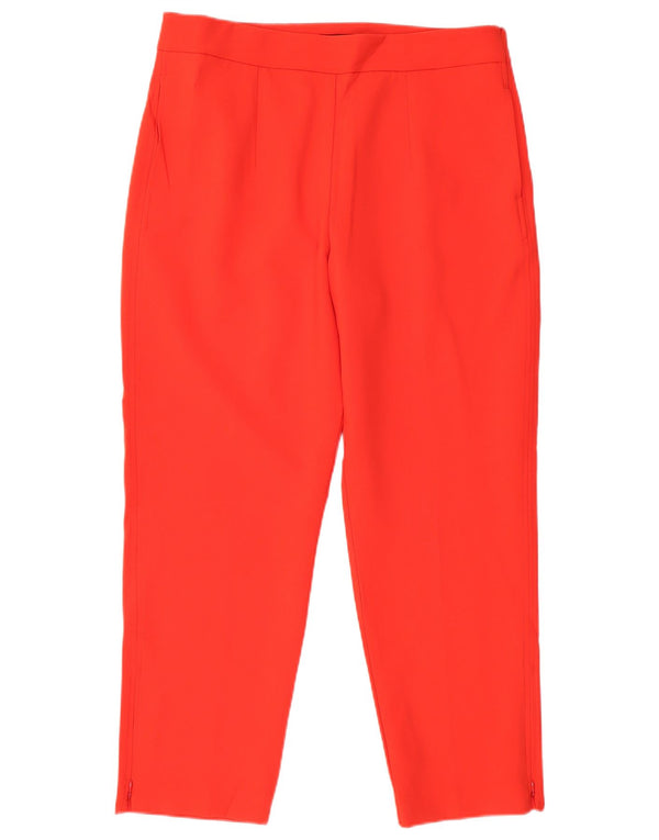 MARKS & SPENCER Womens Tapered Chino Trousers UK 18 XL W34 L28 Orange