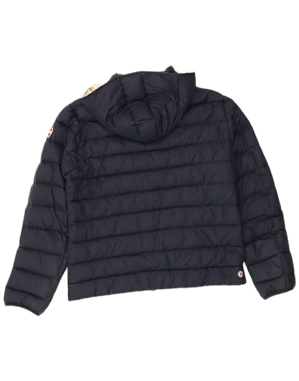 Colmar Mens Hooded Padded Jacket IT 52 Large Navy Blue
