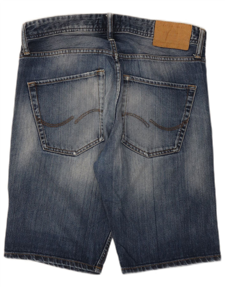 Jack & Jones Mens Regular Fit Denim Shorts Small W32  Blue Cotton