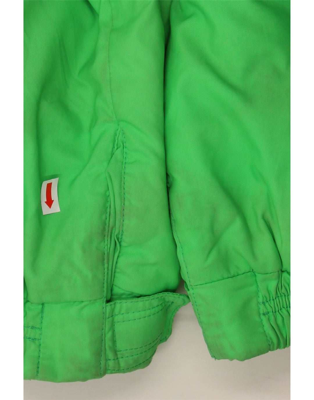 BELFE Mens Windbreaker Jacket IT 52 XL Green Colourblock Nylon Vintage Belfe and Second-Hand Belfe from Messina Hembry 