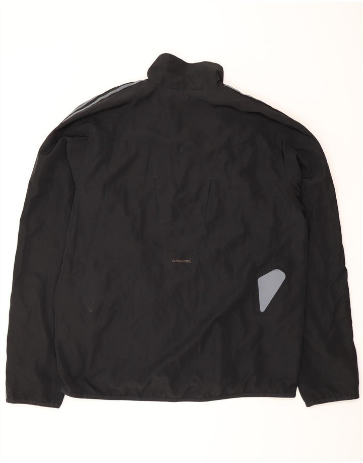 Adidas Mens Climacool Tracksuit Top Jacket Large Black Colourblock