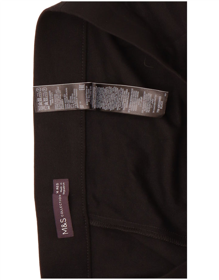 Marks & Spencer Womens Leggings UK 14 Large Black Viscose