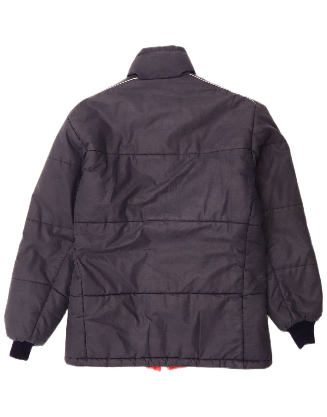 MCROSS Mens Padded Jacket IT 48 Medium Navy Blue Cotton