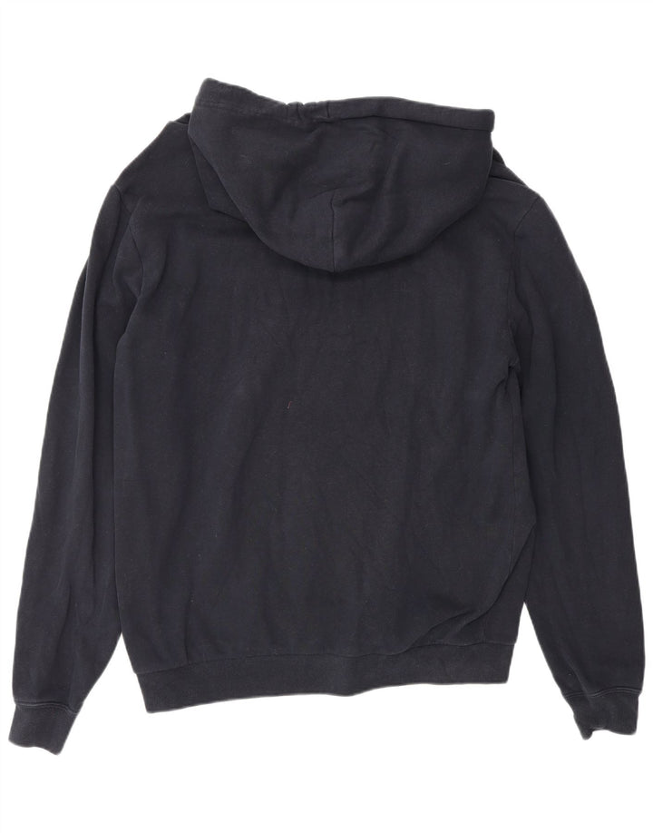 JACK WILLS Mens Hoodie Jumper Small Navy Blue Cotton