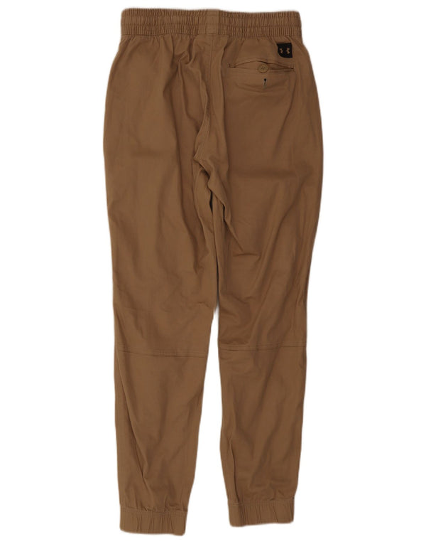 Under Armour Mens Joggers Trousers Small W28 L30 Brown