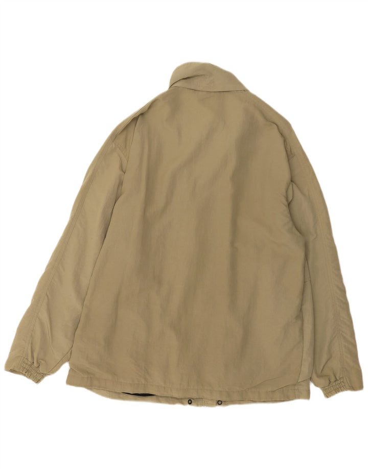DIADORA Mens Rain Jacket UK 42 XL Khaki Polyamide