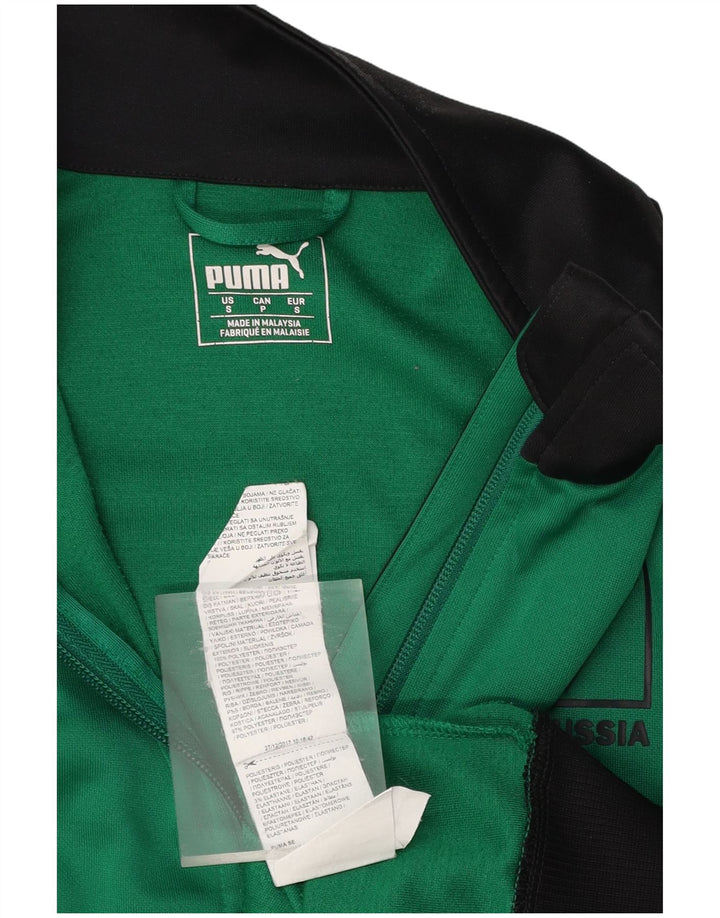 PUMA Mens Borussia Mönchengladbach Tracksuit Top Jacket Small Green