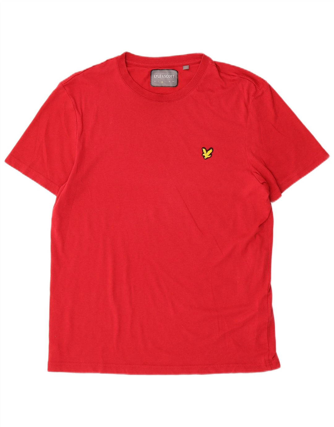 Lyle & Scott Mens T-Shirt Top Medium Red Polyester
