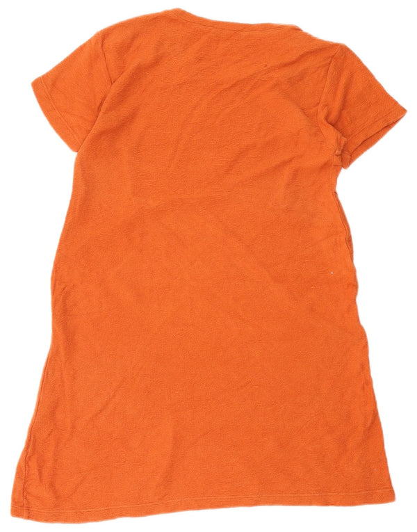 Zara Womens Trafaluc A-Line Dress UK 10 Small Orange
