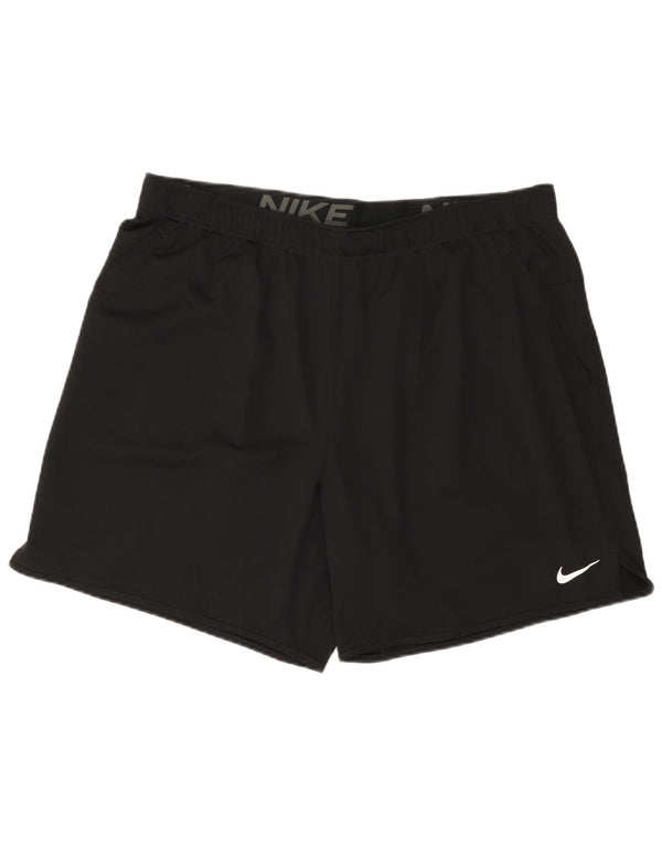 Nike Mens Dri Fit Sport Shorts 2XL Black Polyester
