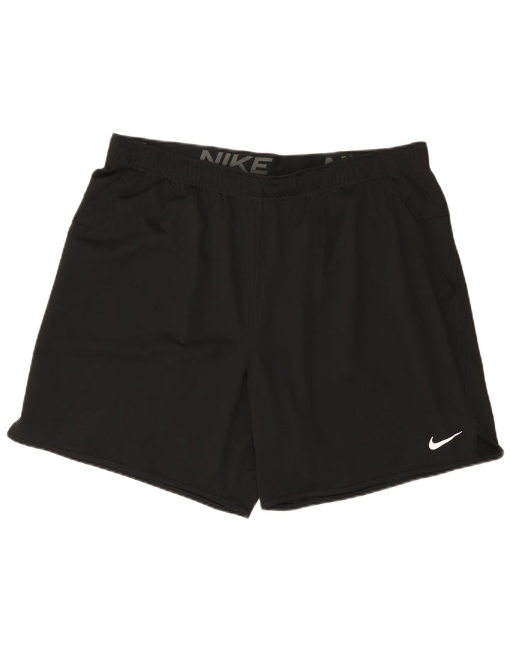 Nike Mens Dri Fit Sport Shorts 2XL Black Polyester