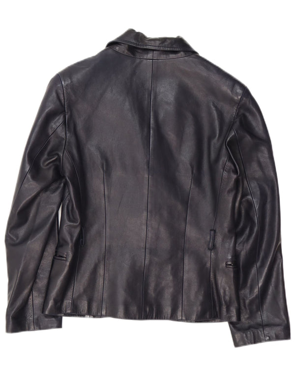 Sylvie Schimmel Womens 3 Button Blazer Jacket EU 38 Medium Black