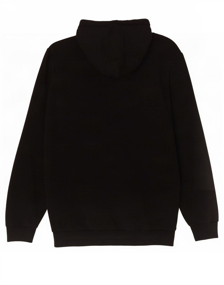 Puma Mens Graphic Hoodie Jumper Medium Black Cotton