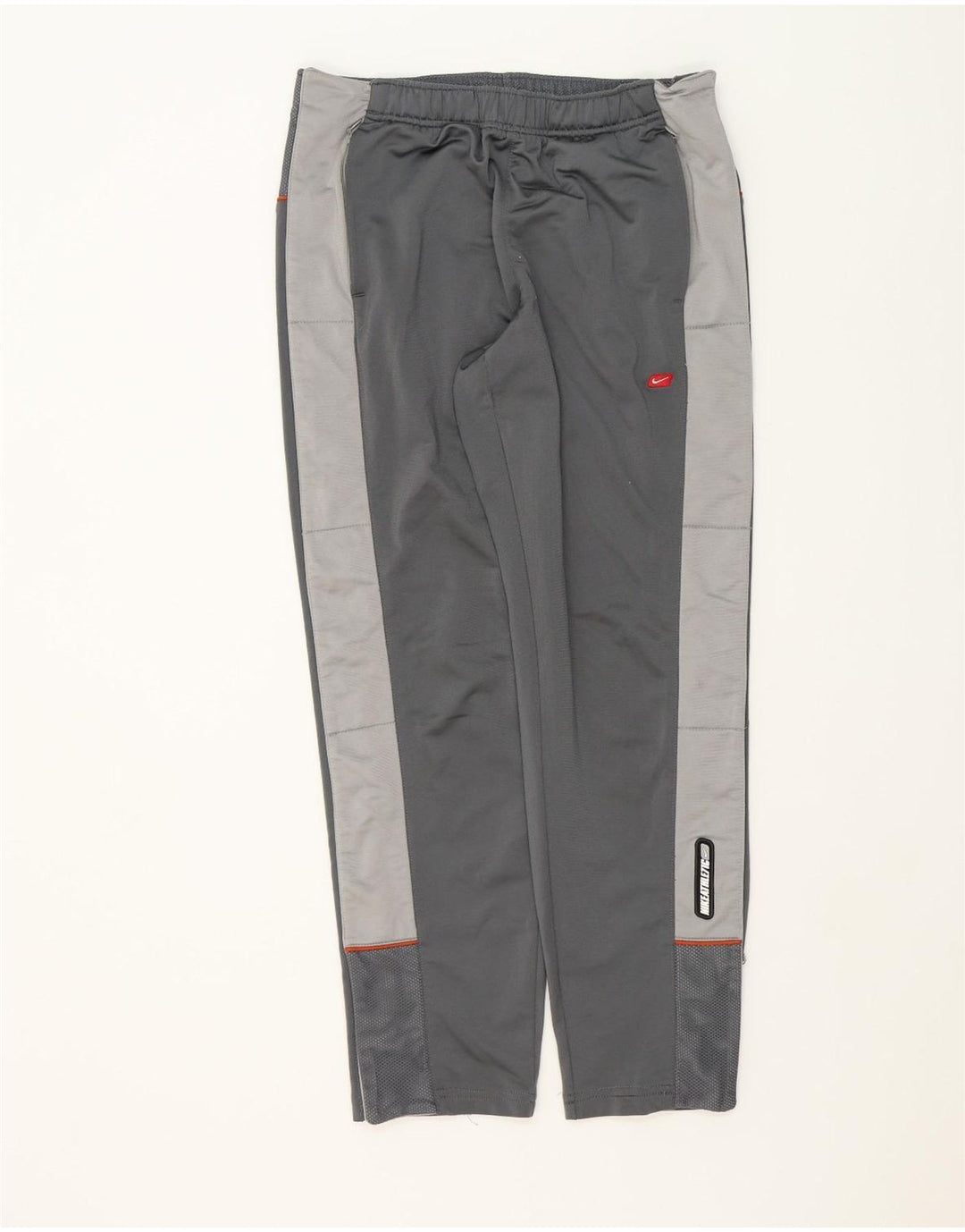 NIKE Mens Tracksuit Trousers UK 39/41 Medium Grey Colourblock Polyester Vintage Nike and Second-Hand Nike from Messina Hembry 
