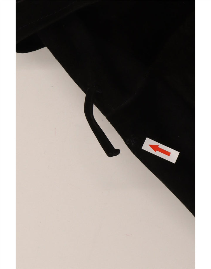 Vintage Womens Faux Fur Suede Jacket UK 12 Medium Brown