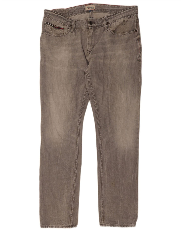 Tommy Hilfiger Mens Slim Jeans W36 L34 Grey