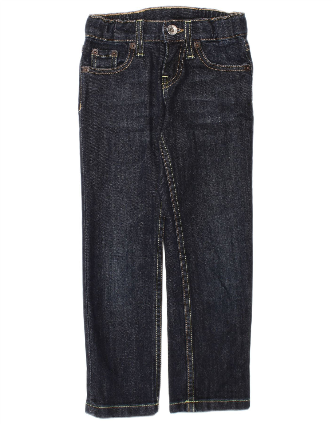 LEVI'S Boys Straight Jeans 3-4 Years W20 L18 Navy Blue Cotton