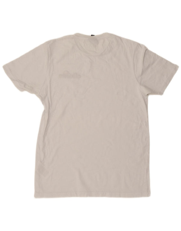 Ellesse Mens T-Shirt Top Large White Cotton