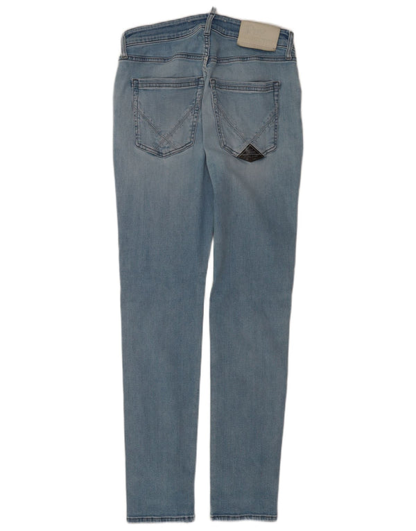Roy Rogers Womens Slim Jeans W33 L30 Blue Cotton