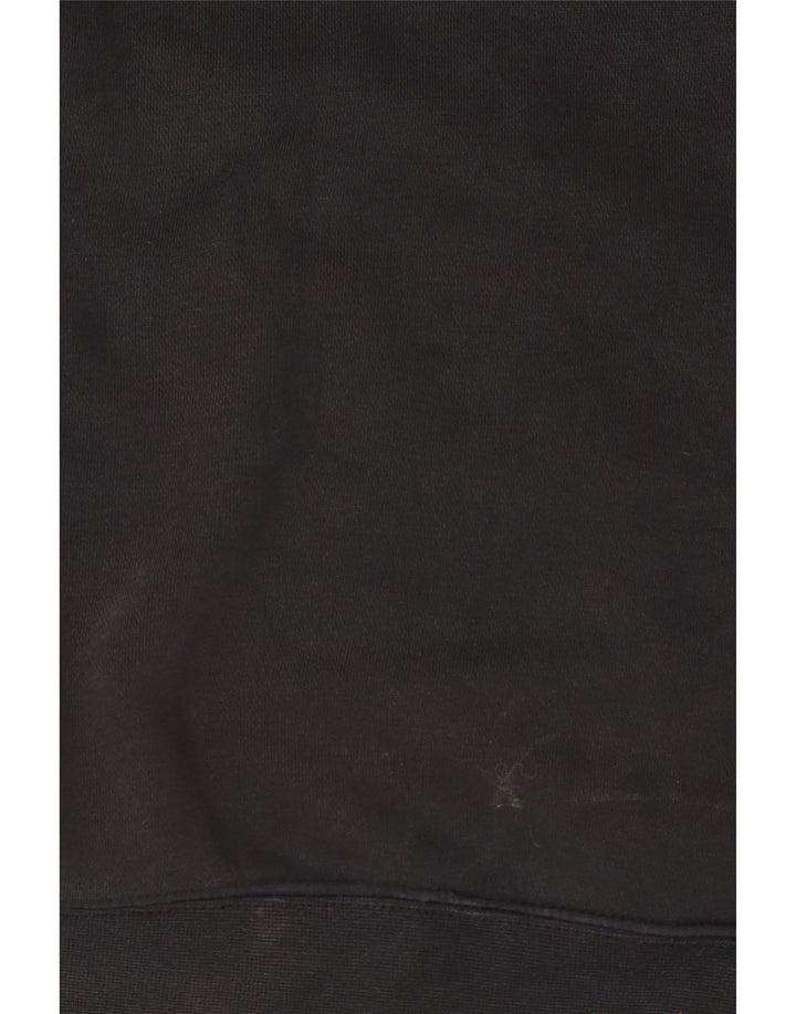 Nike Mens Graphic Hoodie Jumper Medium Black Cotton