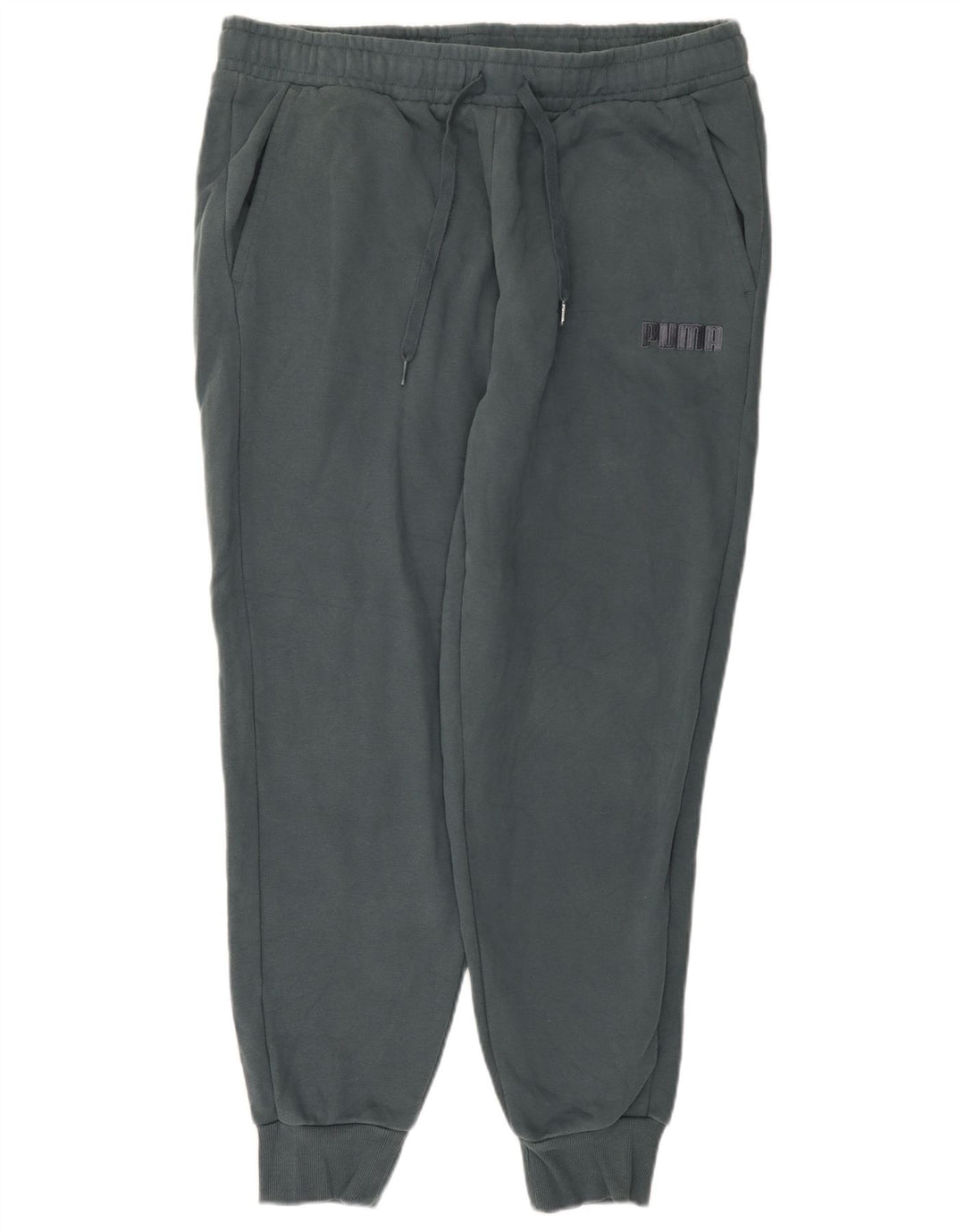 Puma Mens Tracksuit Trousers Joggers XL  Grey Cotton