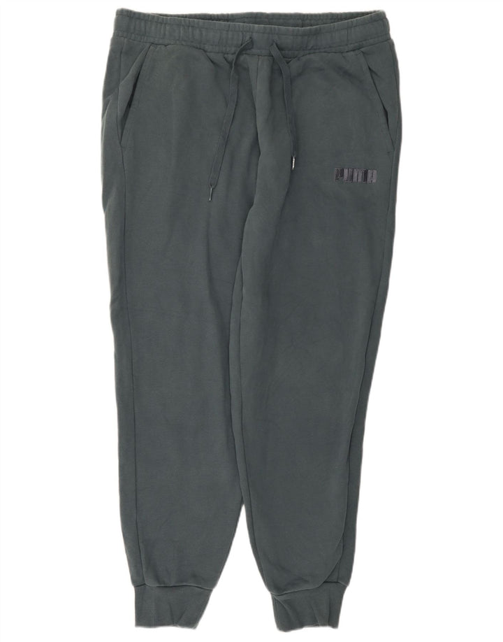 Puma Mens Tracksuit Trousers Joggers XL  Grey Cotton