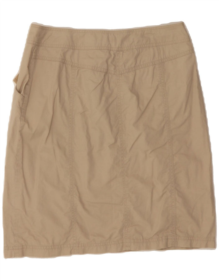 MONSOON Womens Straight Skirt W30 Medium Beige Cotton Vintage Monsoon and Second-Hand Monsoon from Messina Hembry 