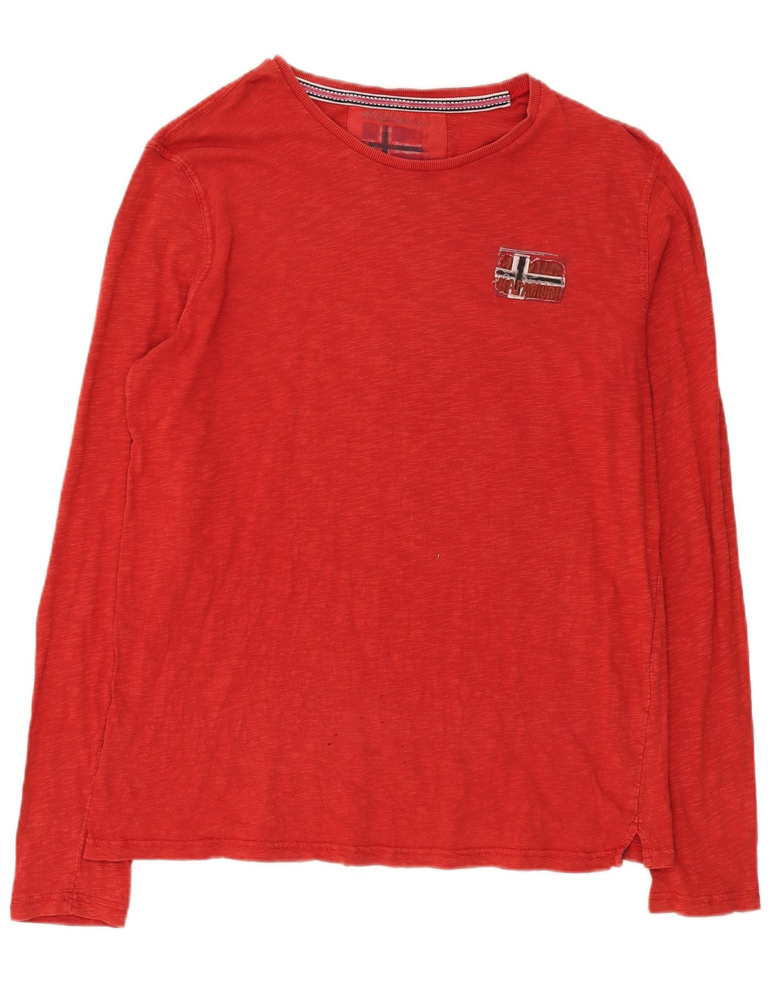 Napapijri Mens Heritage Top Long Sleeve 3XL Red