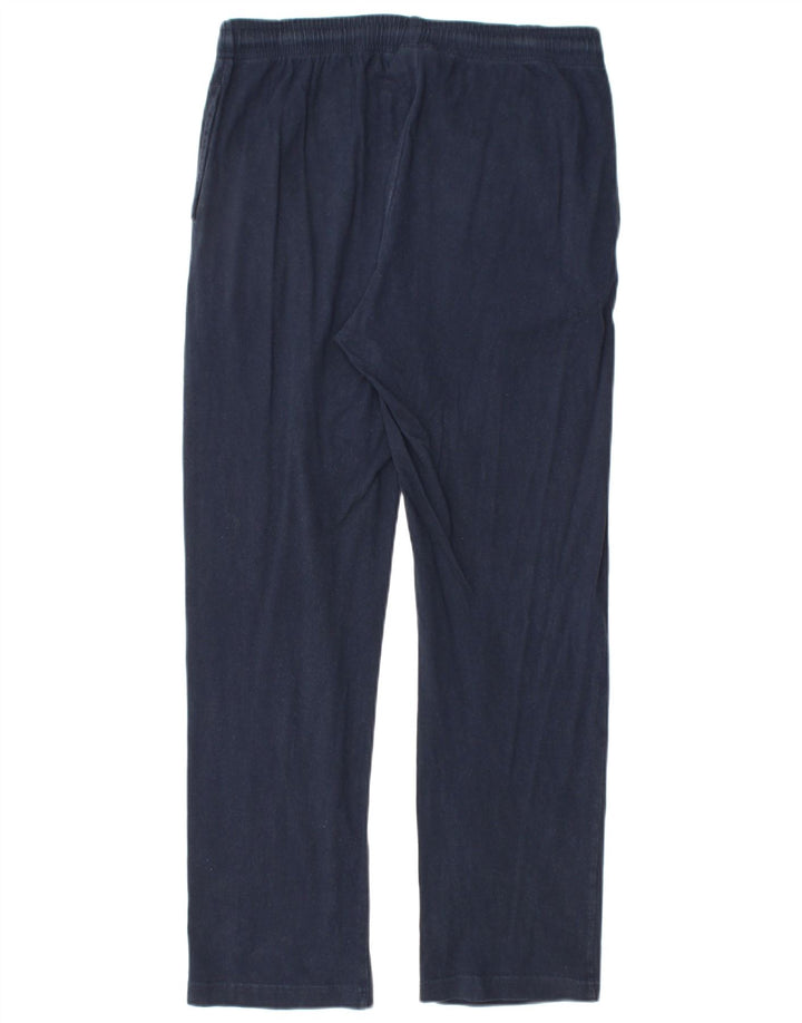CHAMPION Mens Tracksuit Trousers Medium  Navy Blue Cotton