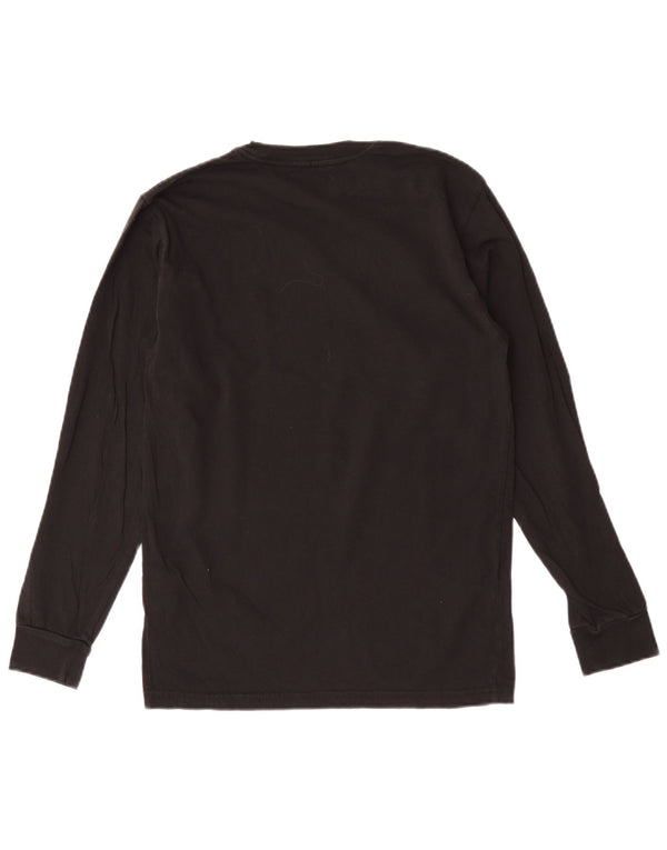 Vans Womens Classic Fit Graphic Top Long Sleeve UK 10 Small Black Cotton