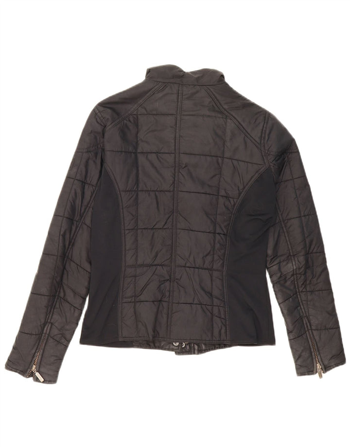 BARBOUR Womens Quilted Jacket UK 12 Medium  Black Polyamide