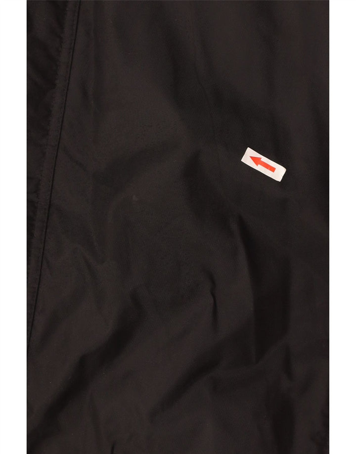 ADIDAS Mens Windbreaker Coat UK 46/48 XL Black Colourblock Polyamide