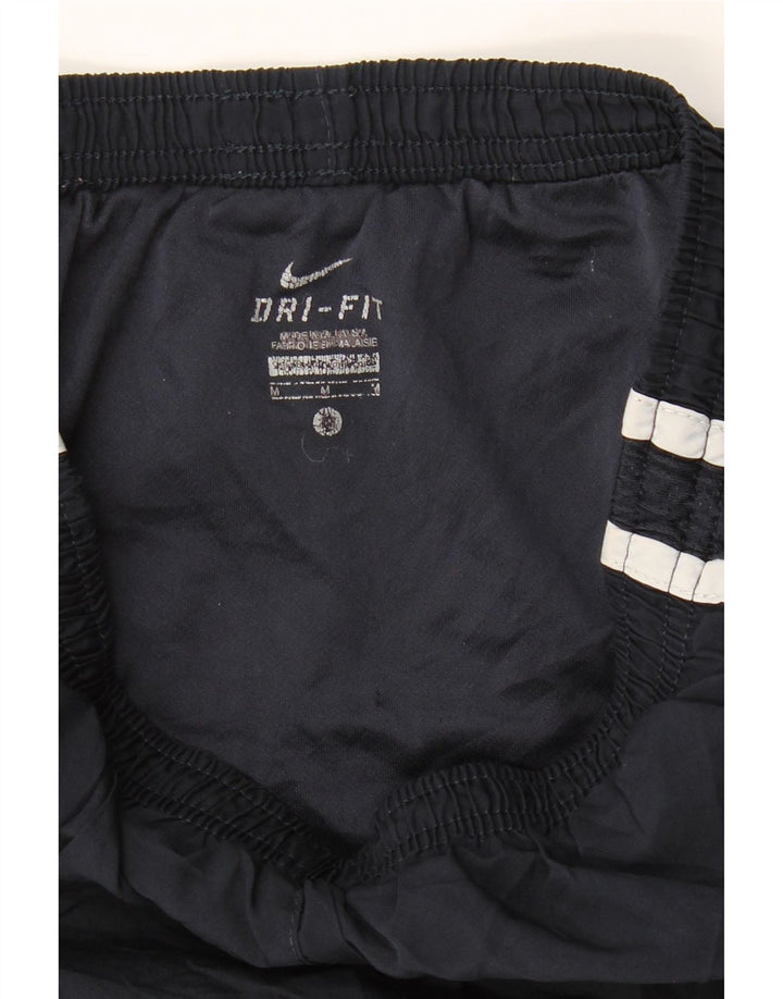 NIKE Womens Dri Fit Sport Shorts UK 12 Medium  Navy Blue Polyester Vintage Nike and Second-Hand Nike from Messina Hembry 