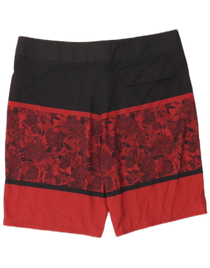 Oakley Mens Swimming Shorts XL  Multicoloured Floral Polyester