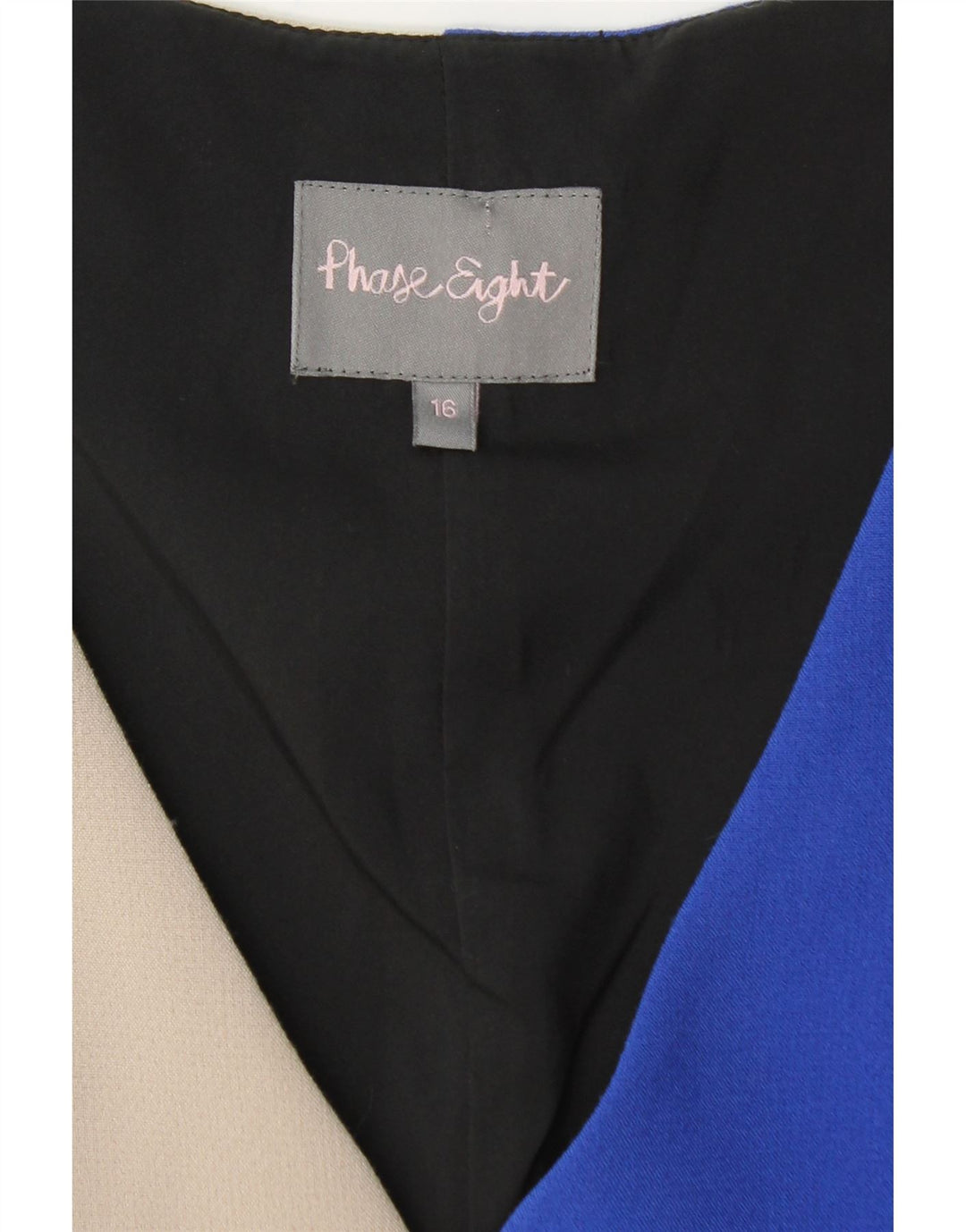 PHASE EIGHT Womens Sheath Dress UK 16 Large Multicoloured Colourblock