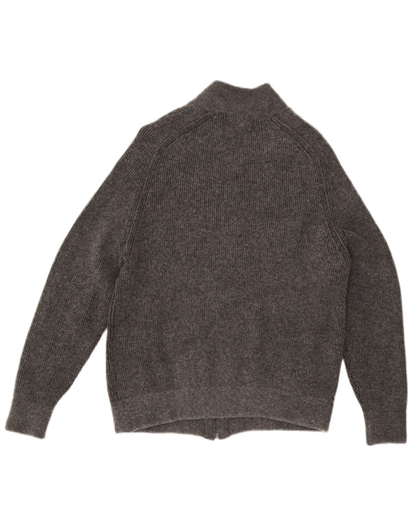 Marks & Spencer Mens Cardigan Sweater Large Grey Cotton
