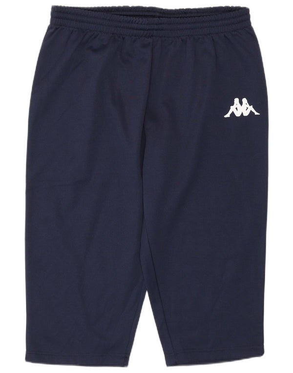 KAPPA Womens Capri Tracksuit Trousers UK 18 XL Navy Blue Polyester