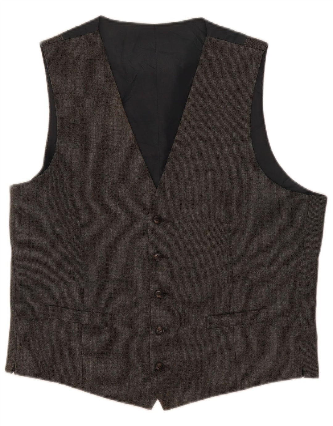 Marks & Spencer Mens Waistcoat Large Grey Wool
