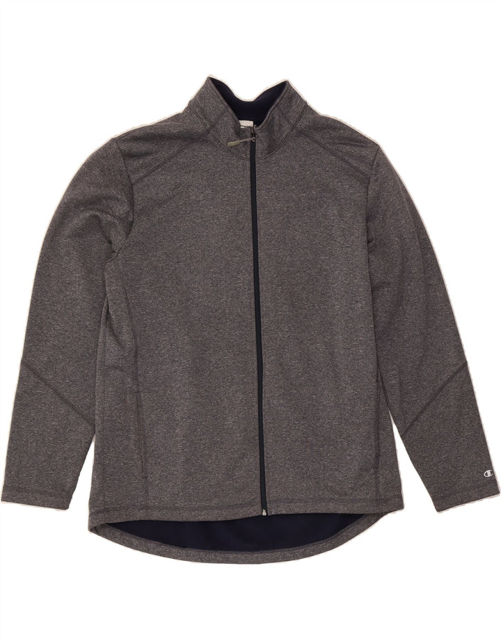CHAMPION Mens Tracksuit Top Jacket XL Grey Polyester Vintage Champion and Second-Hand Champion from Messina Hembry 