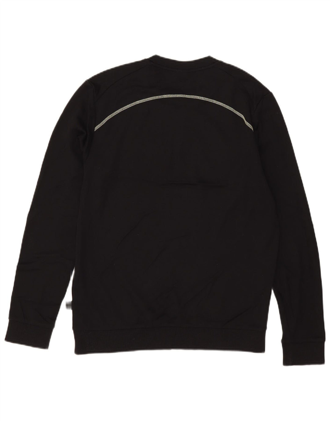 Hugo Boss Mens Graphic Sweatshirt Jumper Large Black Cotton