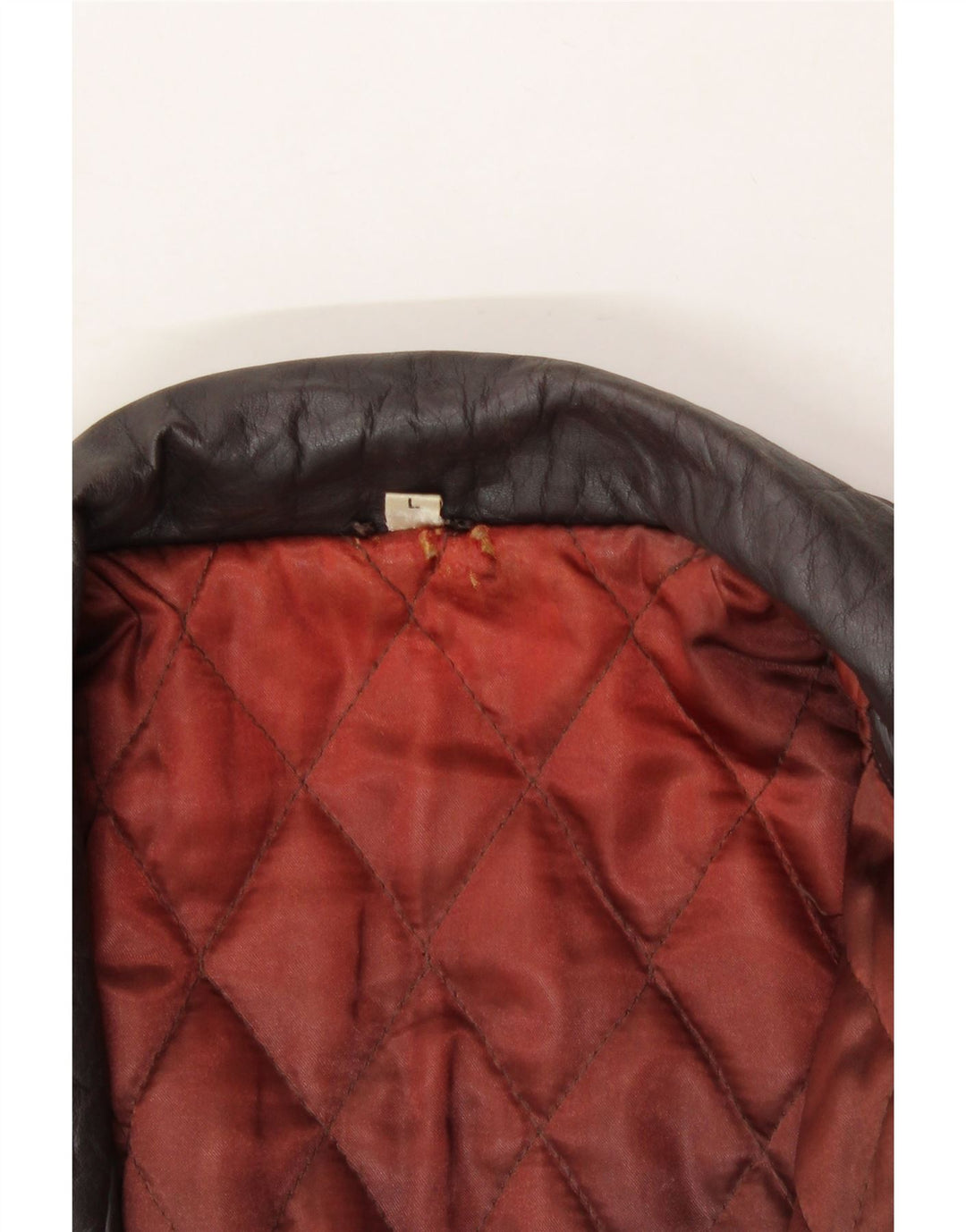 ST. BERNARD Mens Leather Jacket UK 40 Large Brown Leather Vintage St. Bernard and Second-Hand St. Bernard from Messina Hembry 
