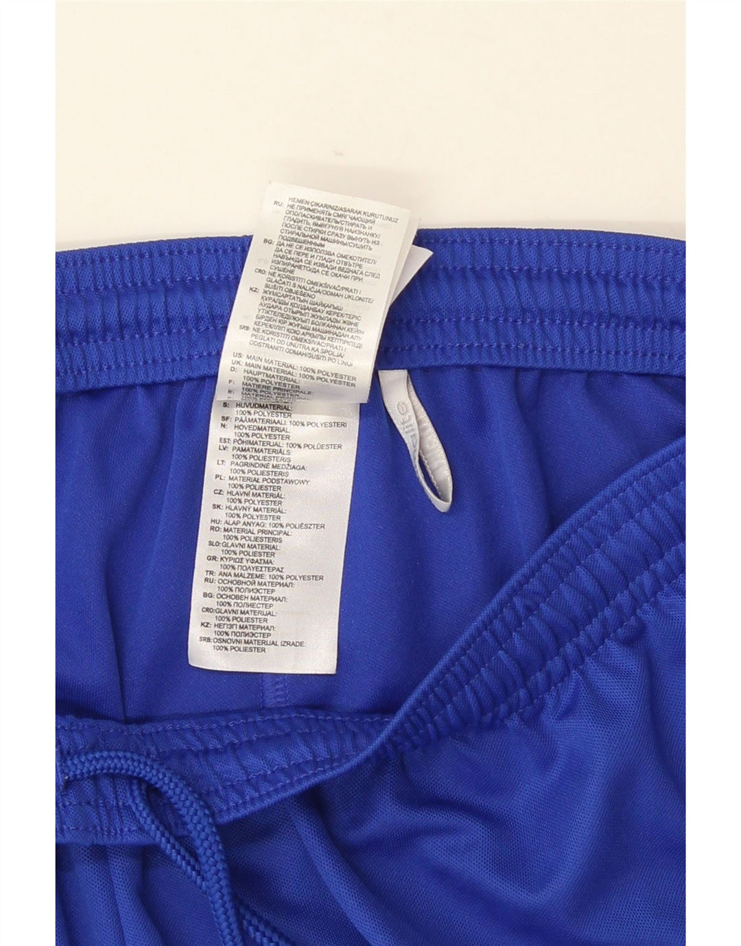 Adidas Mens Climalite Sport Shorts Medium  Blue Polyester