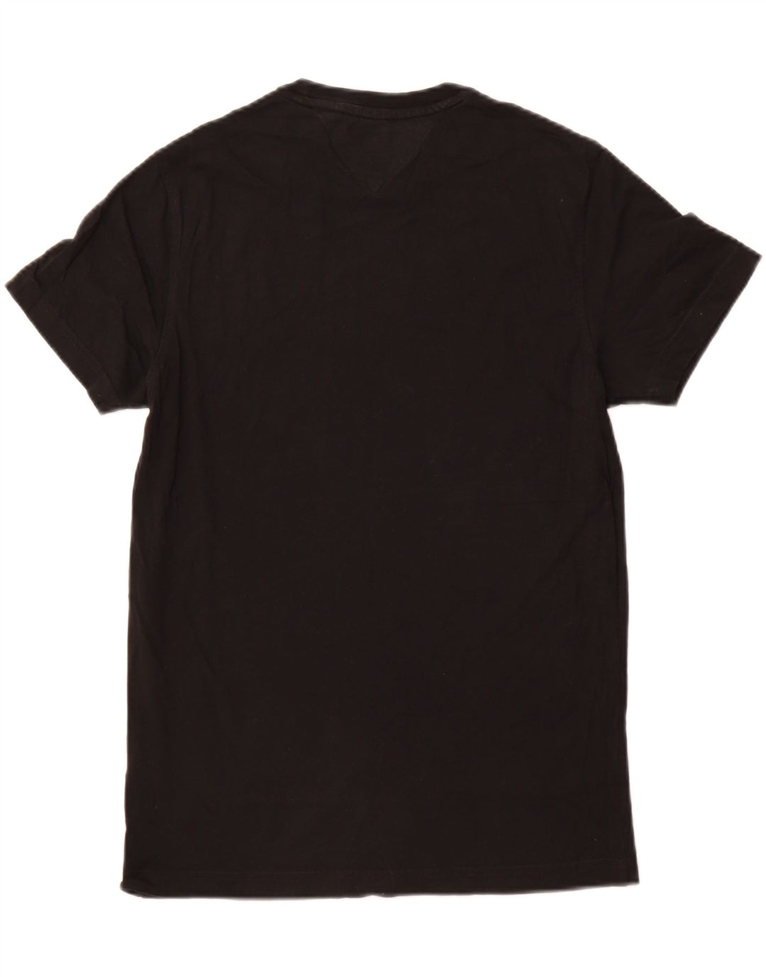 TOMMY HILFIGER Mens T-Shirt Top Small Black Cotton