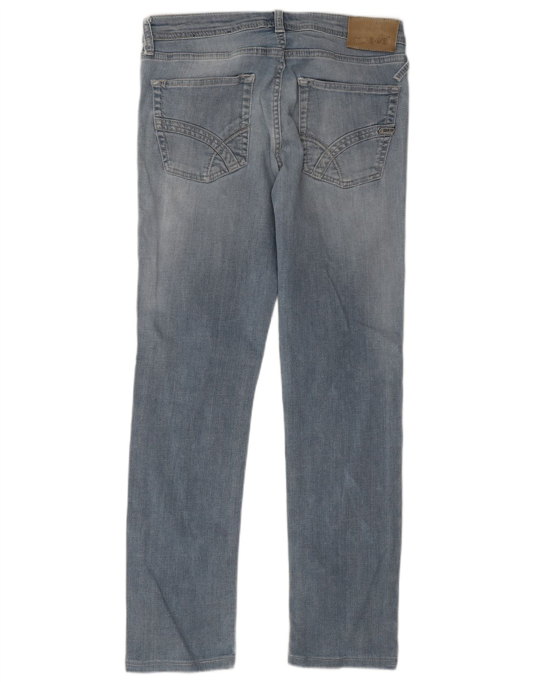 Gas Mens Slim Jeans W31 L29 Blue Cotton