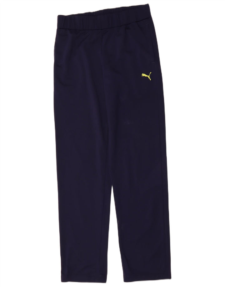 PUMA Boys Tracksuit Trousers 15-16 Years  Navy Blue Polyester