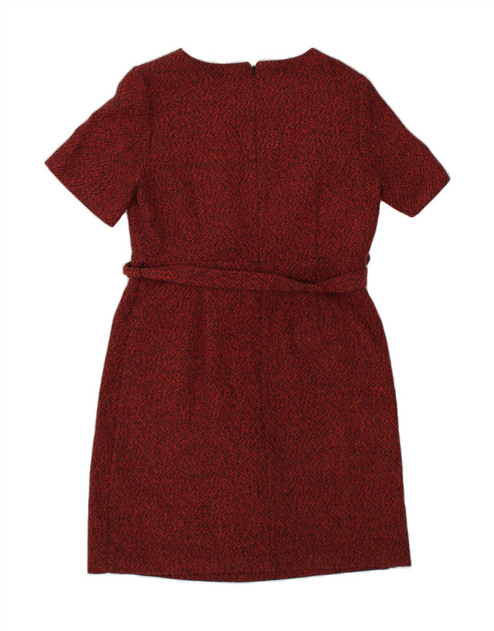 MONSOON Womens Sheath Dress UK 14 Large Red Polyester Vintage Monsoon and Second-Hand Monsoon from Messina Hembry 