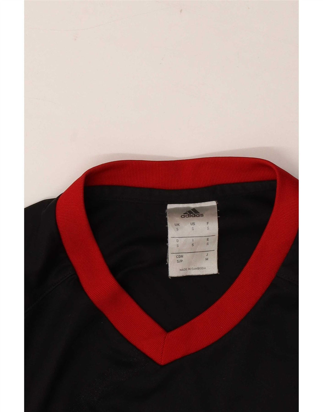 Adidas Mens Climalite T-Shirt Top Small Black Striped
